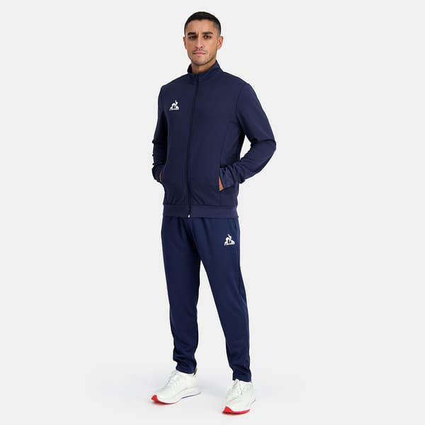 Le Coq Sportif 2421658 Training N°1 Sweatshirt Med Dragkedja Blå L Man