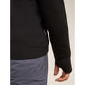 Pikkukuva 6 / 7: Icebreaker Merino 360 Realfleece Elemental Kokovetoketjullinen Collegepaita Musta L Mies