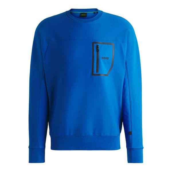 Boss Salbiq Sweatshirt Blå L Mand