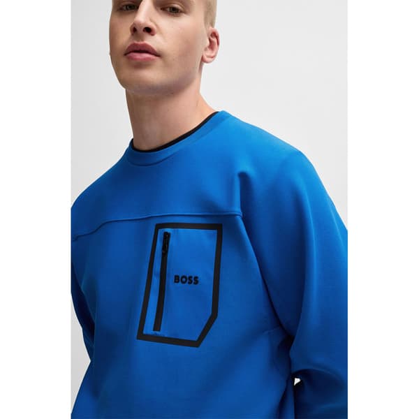 Boss Salbiq Sweatshirt Blå L Mand