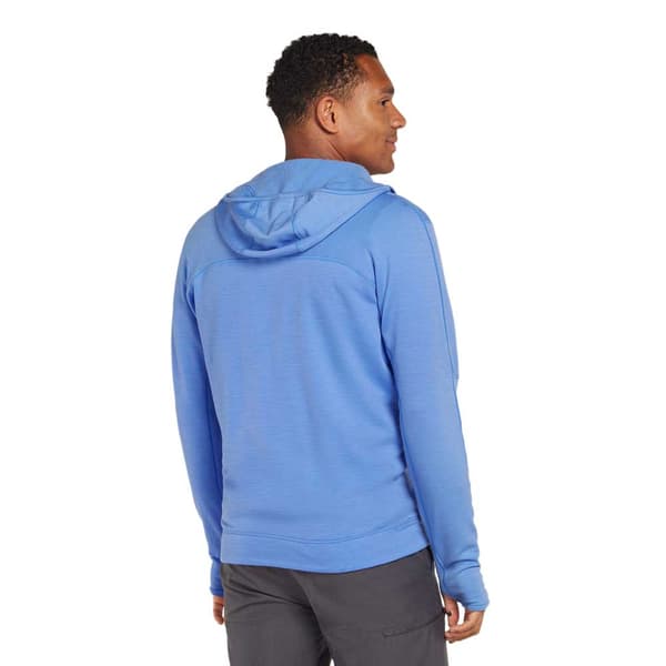 Icebreaker Merino 360 Realfleece Elemental Sweatshirt Med Lynlås Blå M Mand