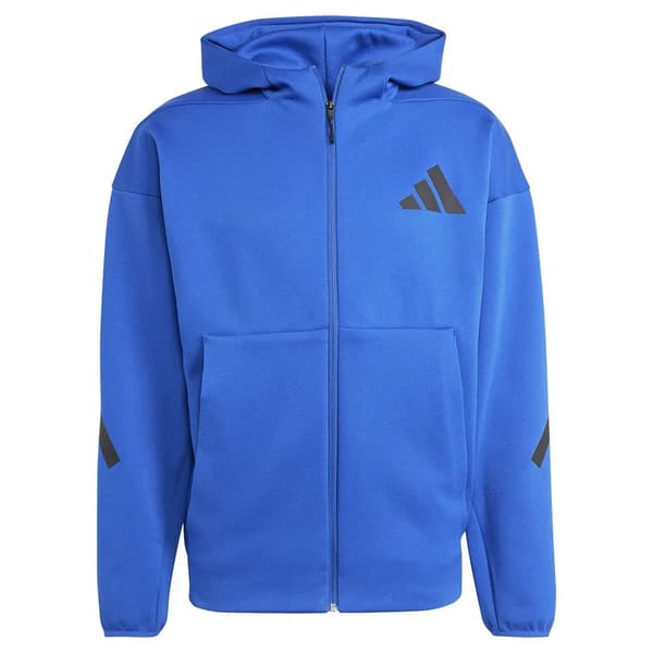 Adidas New Z.n.e Sweatshirt Med Dragkedja Blå L / Tall Man
