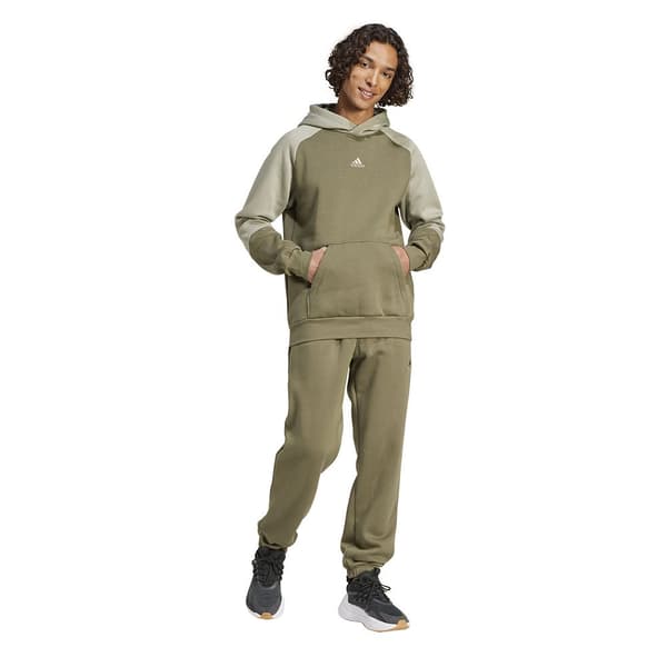 Adidas Sportswear Fleece Colorblock Träningsdräkt Grönt XL Man