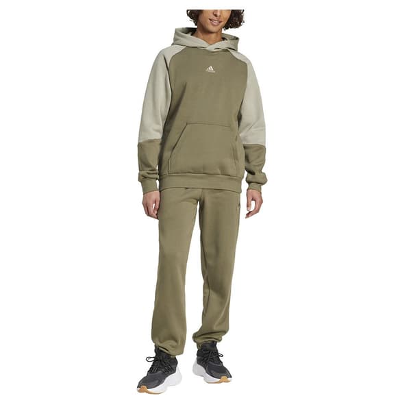 Adidas Sportswear Fleece Colorblock Träningsdräkt Grönt XL Man