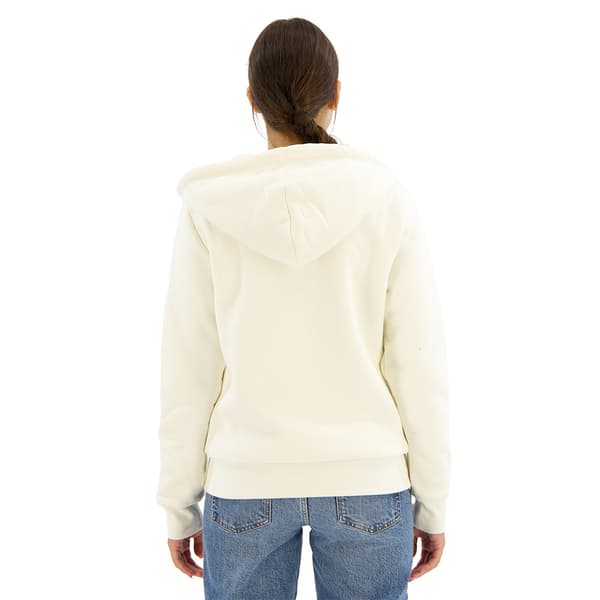 Superdry Essential Borg Lined Sweatshirt Med Dragkedja Vit L Kvinna