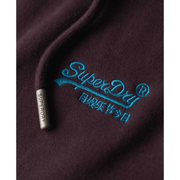 Superdry Essential Logo Huvtröja Brun S Man