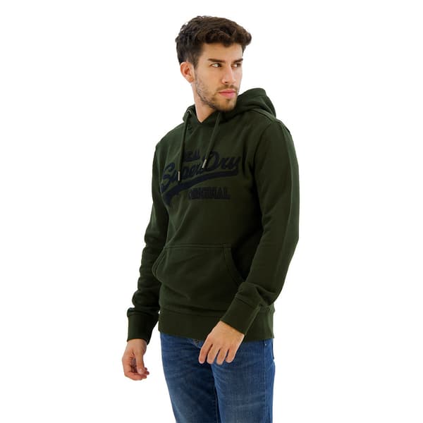 Superdry Embroidered Vl Hættetrøje Grøn XL Mand