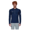 Miniatyrbillede 1 af 5: Mammut Aenergy Fl Zip T-shirt Med Lange ærmer Blå M Mand