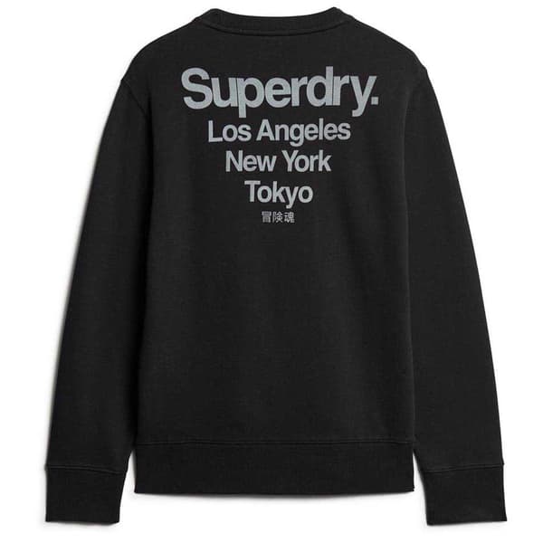 Superdry Core Logo City Loose Tröja Svart M Man