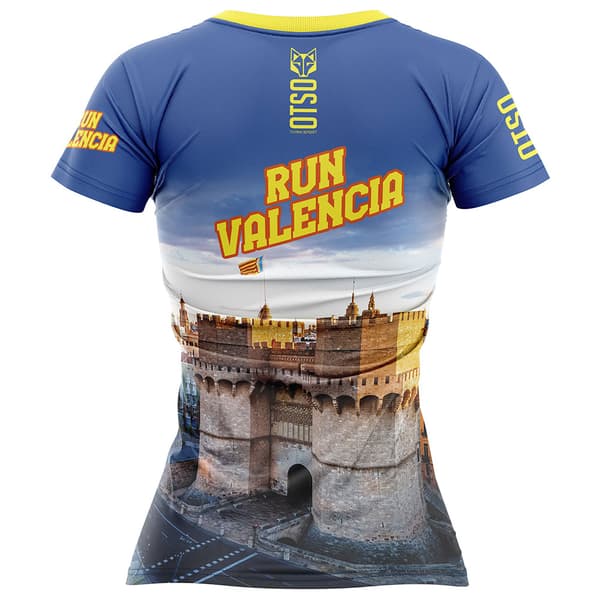 Otso Run Valencia 2024 T-shirt Med Korta ärmar S Kvinna