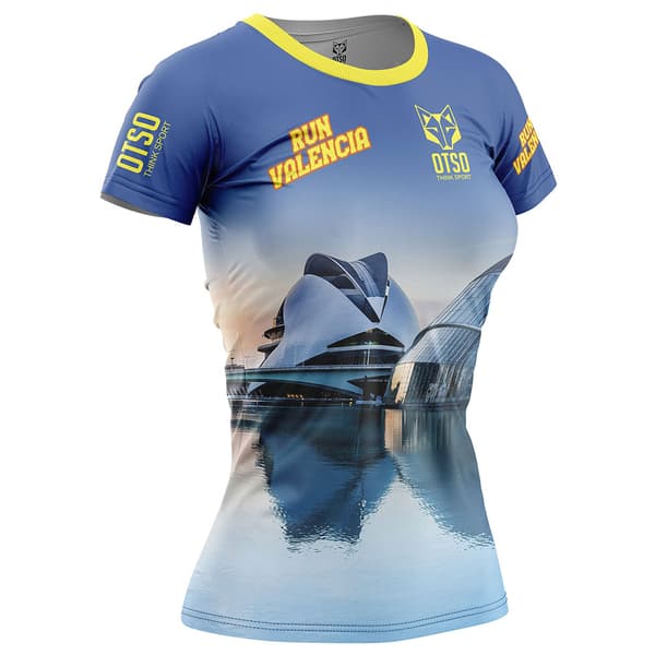 Otso Run Valencia 2024 T-shirt Med Korta ärmar S Kvinna
