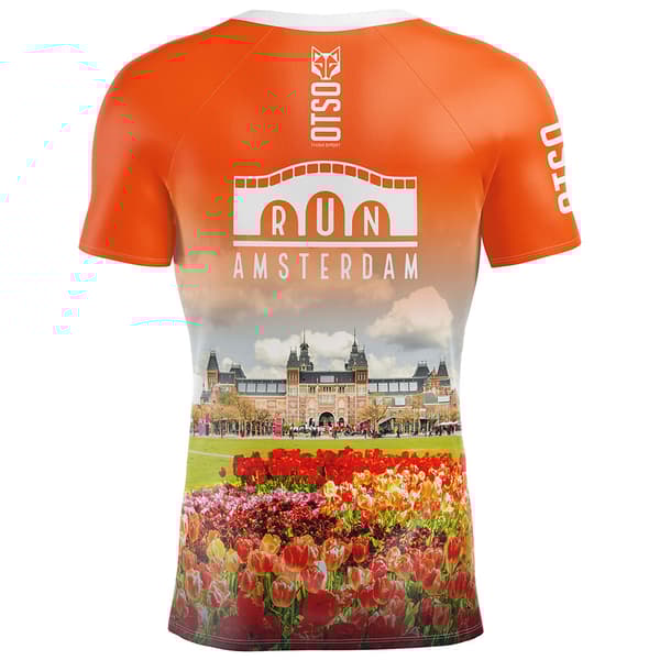 Otso Run Ámsterdam 2024 T-shirt Med Korta ärmar XL Man