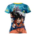 Miniatyrbillede 2 af 3: Otso Dragon Ball Super Goku Vegeta T-shirt Med Korte ærmer  XS Kvinde