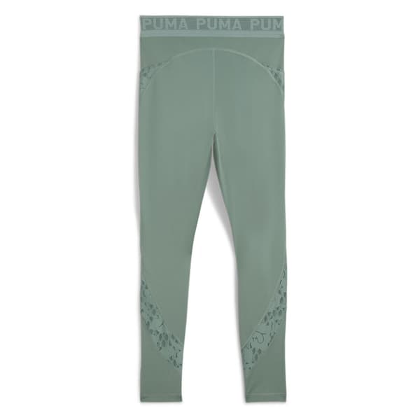 Puma Lace Korkeavyötäröiset 7/8-legginsit Vihreä M Nainen