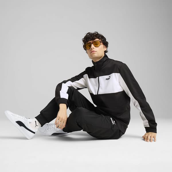 Puma Poly Colorblock Træningsdragt  M Mand