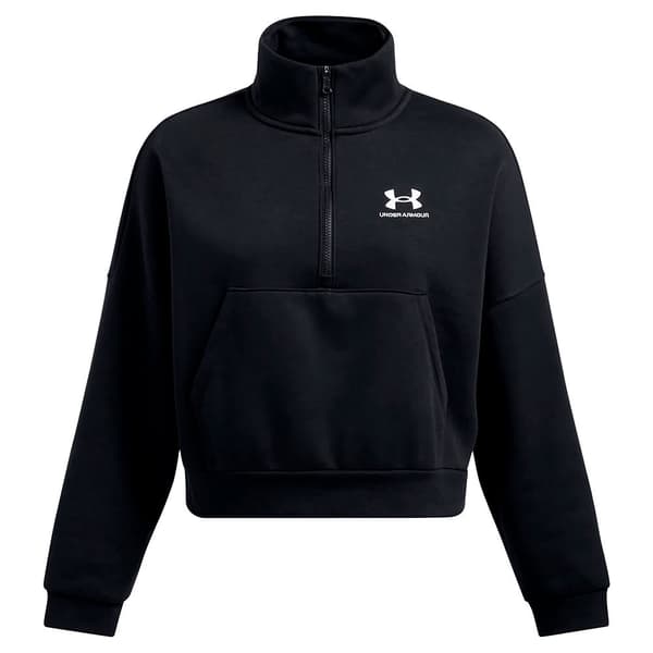 Under Armour Icon Fleece Oversized Halv Lynlås Sweatshirt S Kvinde