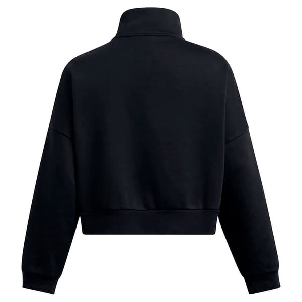 Under Armour Icon Fleece Oversized Halv Lynlås Sweatshirt S Kvinde