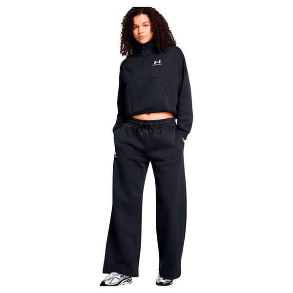 Under Armour Icon Fleece Oversized Halv Lynlås Sweatshirt S Kvinde