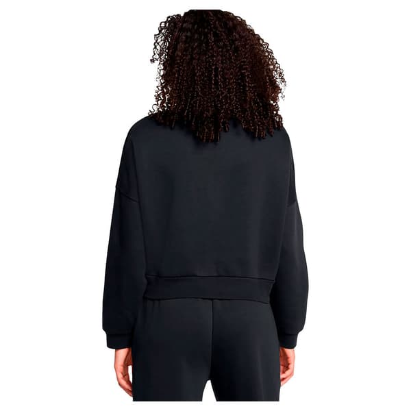 Under Armour Icon Fleece Oversized Halv Lynlås Sweatshirt  S Kvinde