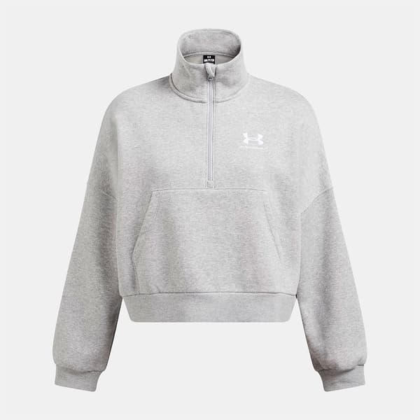 Under Armour Icon Fleece Oversized Tröja Med Halv Dragkedja  XS Kvinna