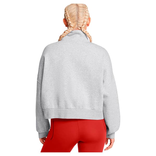 Under Armour Icon Fleece Oversized Tröja Med Halv Dragkedja  XS Kvinna