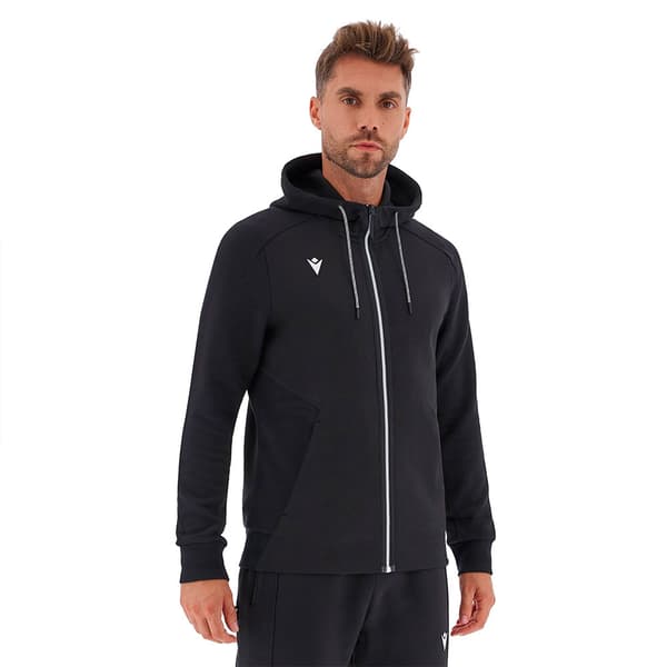 Macron Rhodos Sweatshirt Med Dragkedja Svart S Man