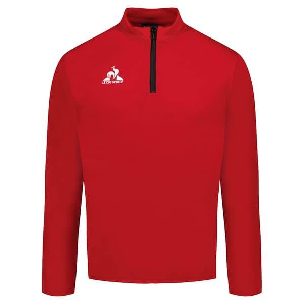 Le Coq Sportif 2421651 N°1 Training Halv Lynlås Sweatshirt Rød XL Mand