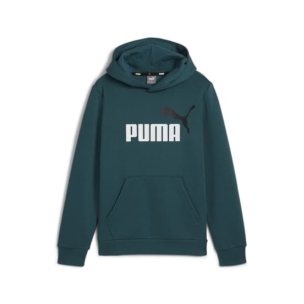 Puma Ess+ 2 Col Big Logo Huvtröja Grönt 5-6 Years Pojke