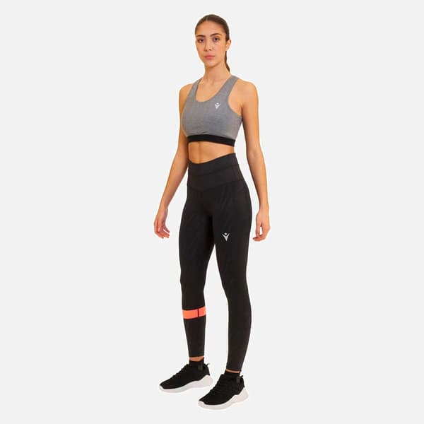 Macron Clover Leggingsit Musta XS Nainen