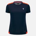 Miniatyrbillede 3 af 8: Macron Elvire Reflex T-shirt Med Korte ærmer Blå XS Kvinde