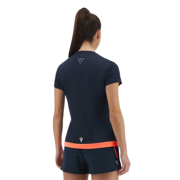 Macron Elvire Reflex T-shirt Med Korte ærmer Blå XS Kvinde