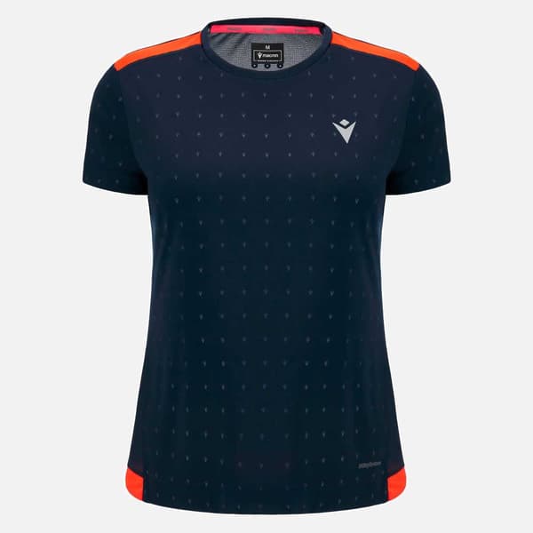 Macron Elvire Reflex T-shirt Med Korte ærmer Blå M Kvinde