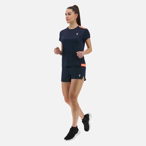 Macron Elvire Reflex T-shirt Med Korte ærmer Blå M Kvinde