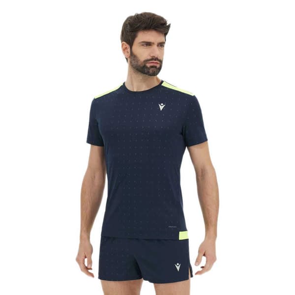 Macron Emeric Reflex T-shirt Med Korta ärmar Blå S Man
