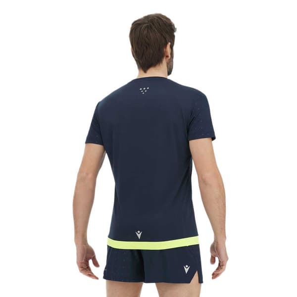 Macron Emeric Reflex T-shirt Med Korta ärmar Blå XL Man