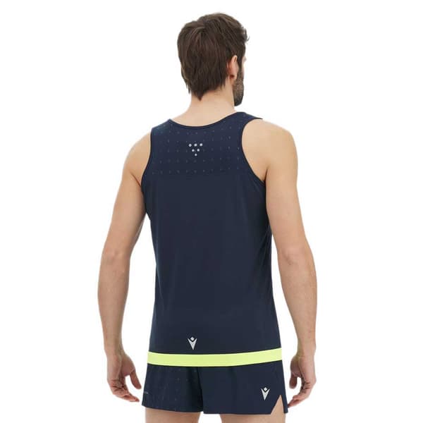 Macron Gervais Reflex ærmeløs T-shirt Blå M Mand
