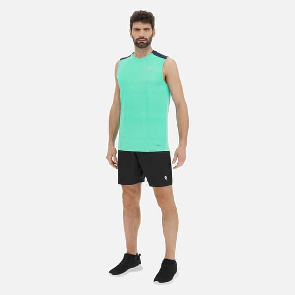 Macron Hervert ærmeløs T-shirt Grøn S Mand