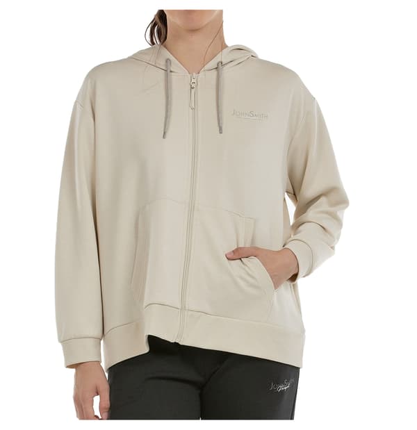 John Smith Ribada Sweatshirt Med Dragkedja  S Kvinna