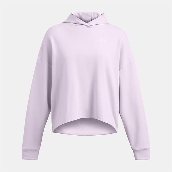 Under Armour Rival Terry Oversized Huvtröja Lila S Kvinna