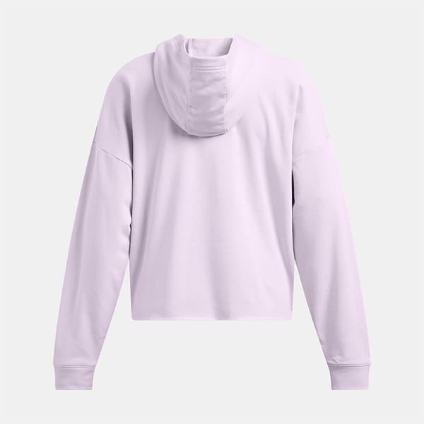 Under Armour Rival Terry Oversized Huvtröja Lila S Kvinna