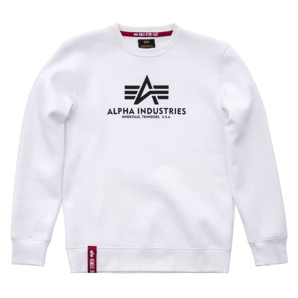 Alpha Industries Basic Tröja Vit L Man