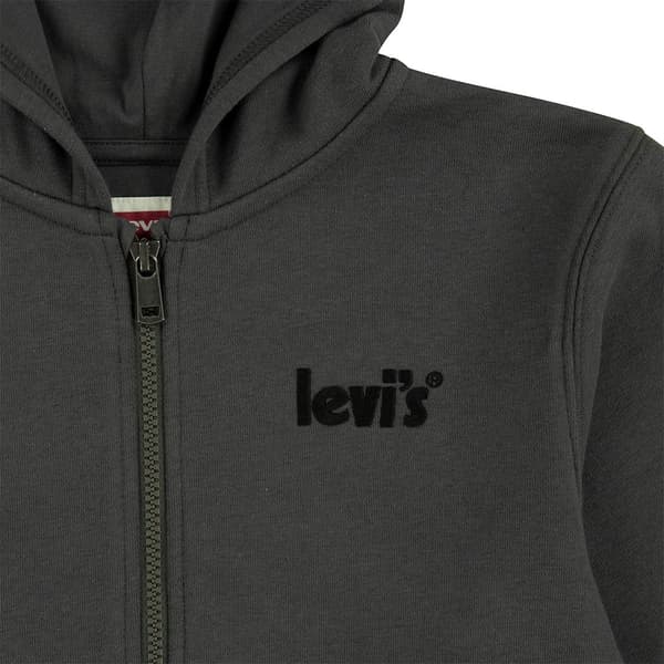 Levi´s ® Kids Logo Sweatshirt Med Dragkedja Svart 14 Years Pojke