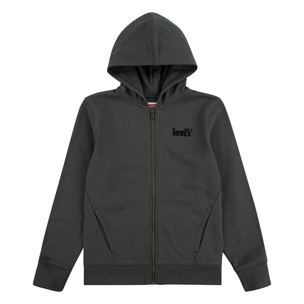 Levi´s ® Kids Logo Sweatshirt Med Dragkedja Svart 14 Years Pojke