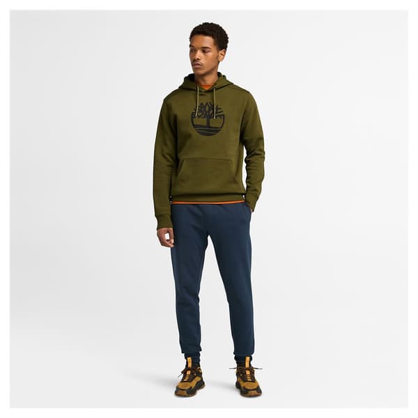 Timberland Kennebec River Tree Logo Huvtröja Grönt L Man