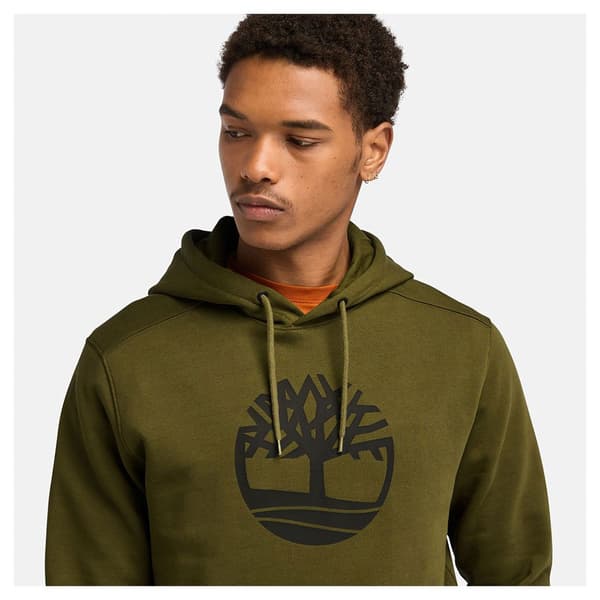 Timberland Kennebec River Tree Logo Huvtröja Grönt L Man