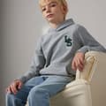 Miniatyrbild 5 av 5: Levi´s ® Kids Monogram Tröja Med Huva Grå 10 Years