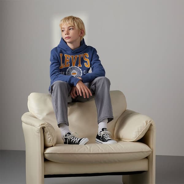 Levi´s ® Kids Sporty Tröja Med Huva Blå 16 Years