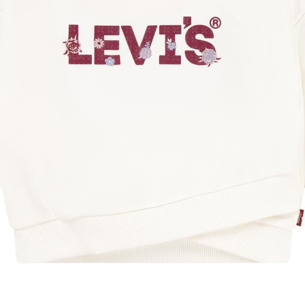 Levi´s ® Kids Tulip Hem Crew S Leggings Rød,Hvid 3 Months