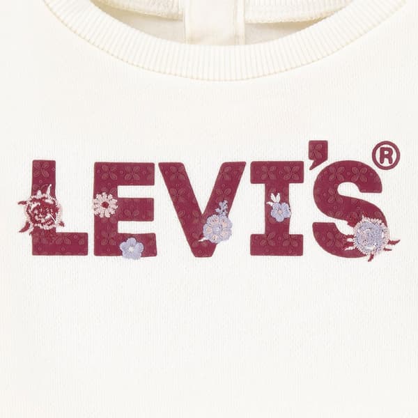 Levi´s ® Kids Tulip Hem Crew S Leggings Rød,Hvid 3 Months