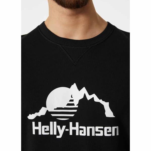 Helly Hansen Yu Crew 2.0 Sweatshirt Sort XS Mand